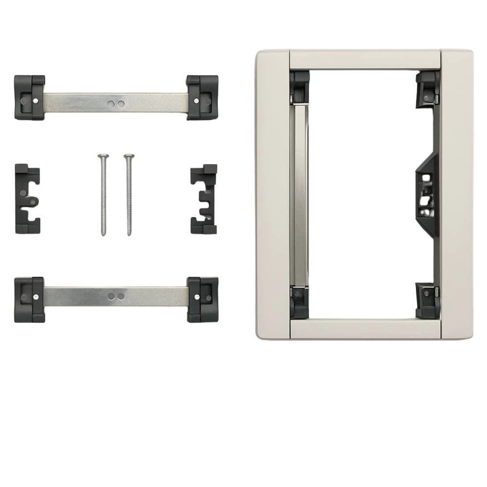 Kit cornici finitura bianca bticino 16102lt per livinglight e matix