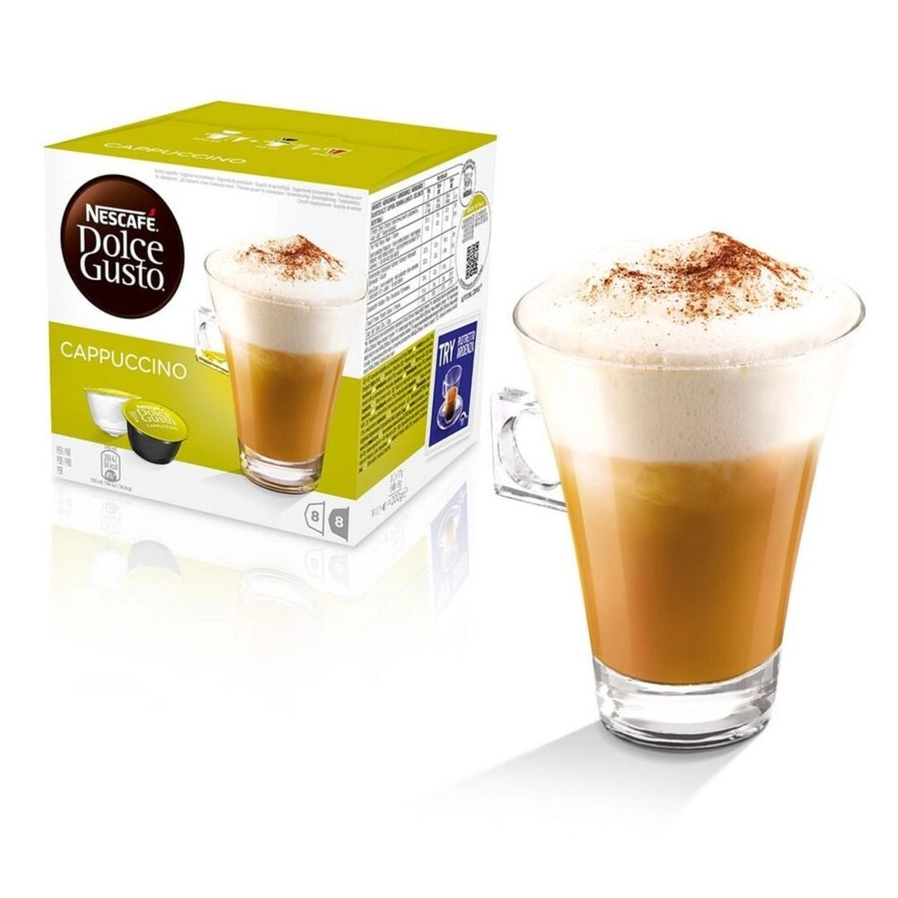 Nescafe' dolce gusto cappuccino caffe' in capsule multipack 3 confezioni da 16 capsule ciascuna