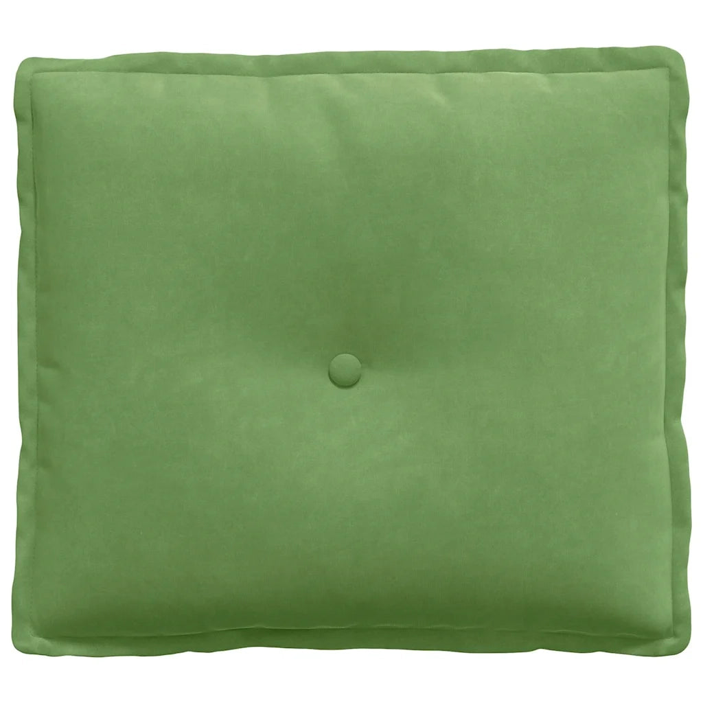 Cuscino per Schiena | Cuscino dorsale Verde chiaro 50 x 45 cm Tessuto in Cords