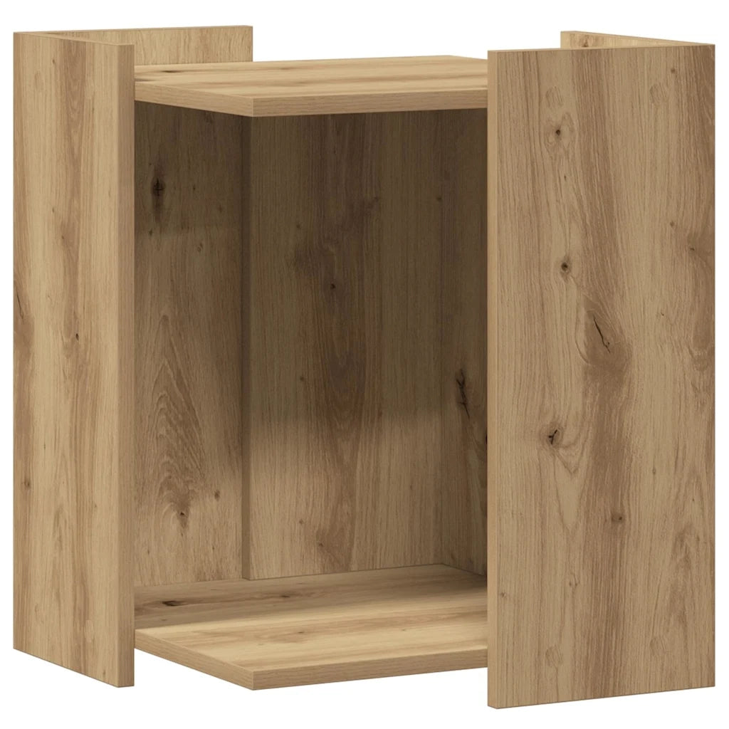 Recinto Lettiera Rovere Artigianale 42x42x51 cm in Truciolato 857750