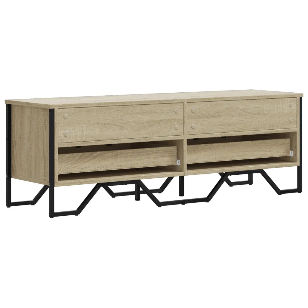 vidaXL Mobile TV Rovere Sonoma 122x34x41 cm in Legno Multistrato