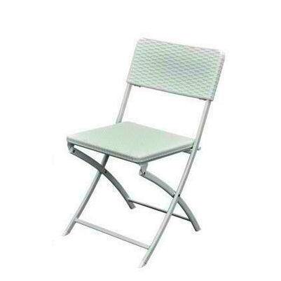 SEDIA PIEGHEVOLE EFFETTO RATTAN