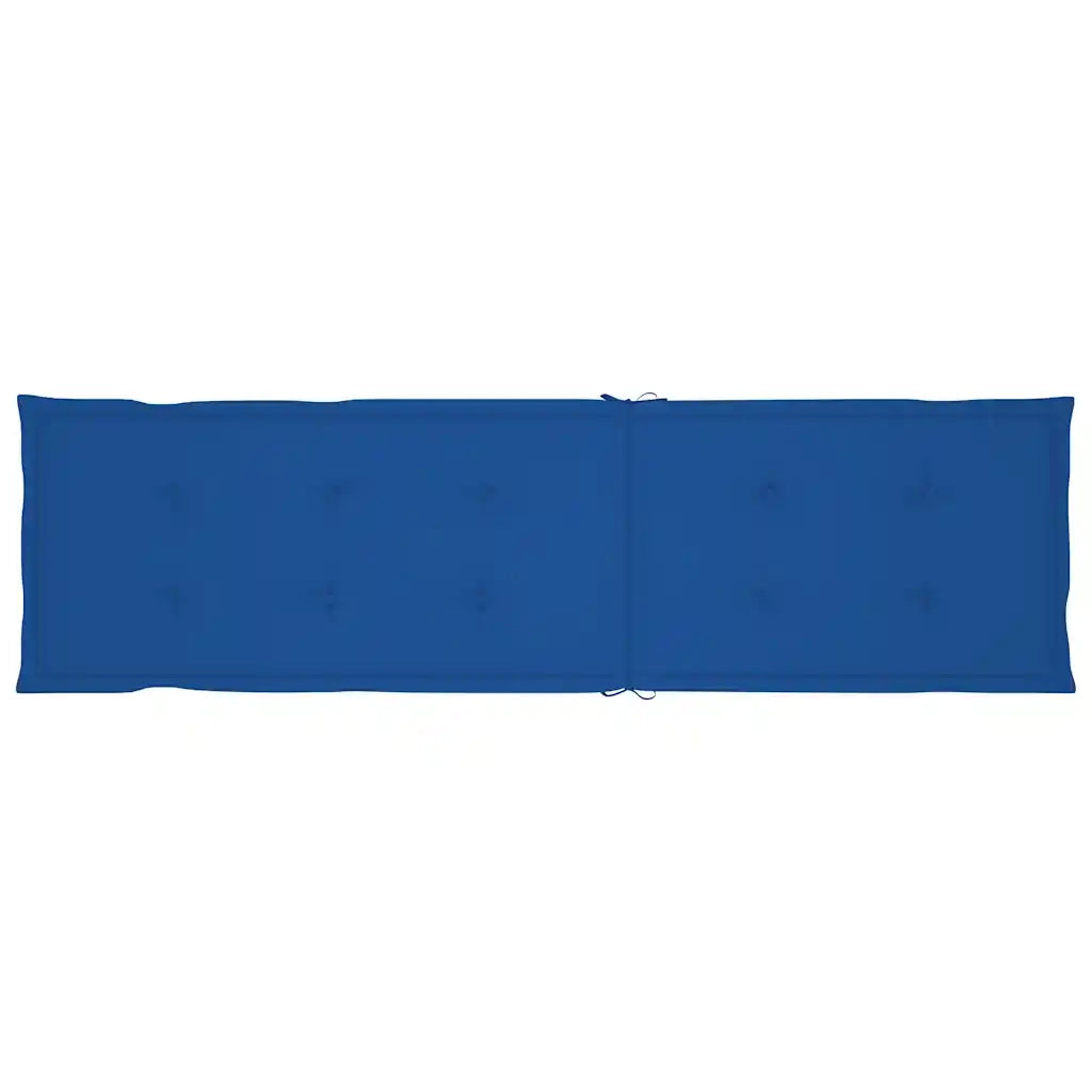 Sdraio da Esterni con Poggiapiedi e Cuscino Massello d'Acacia cod mxl 75981