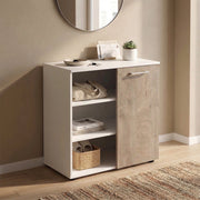 Mobile Ingresso Moderno Salvaspazio in Legno Composito cm 68x35x87 - LOUIS