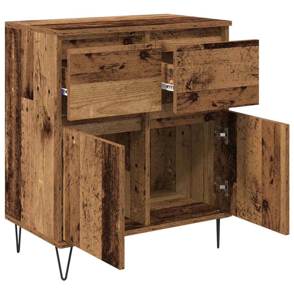 Credenza | Madia | Buffet da pranzo | Armadio da pranzo con cassetto Legno vecchio 60 x 35 x 70 cm