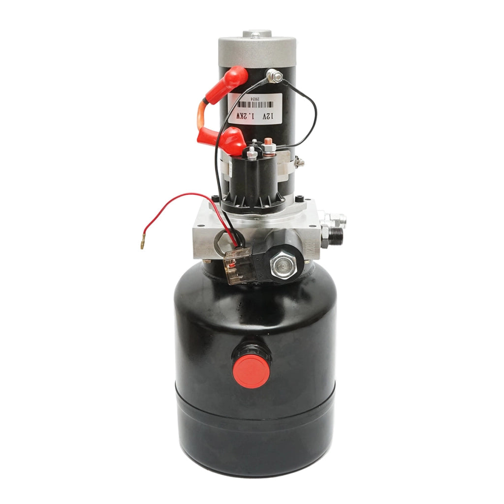KIT CILINDRO IDRAULICO PER RIBALTABILE 2 ton con telecomando wireless 12V 1,2Kw