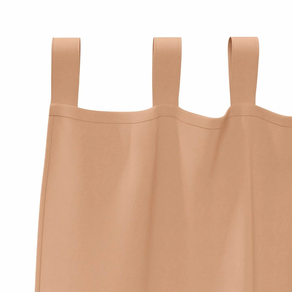 Tende Blackout con Anelli 2 pcs Marrone Chiaro 225 x 140 cm 4107590