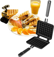 Fornello per Waffle in Acciaio Inox con Superficie Antiaderente - Sostenibile e Facile da Pulire