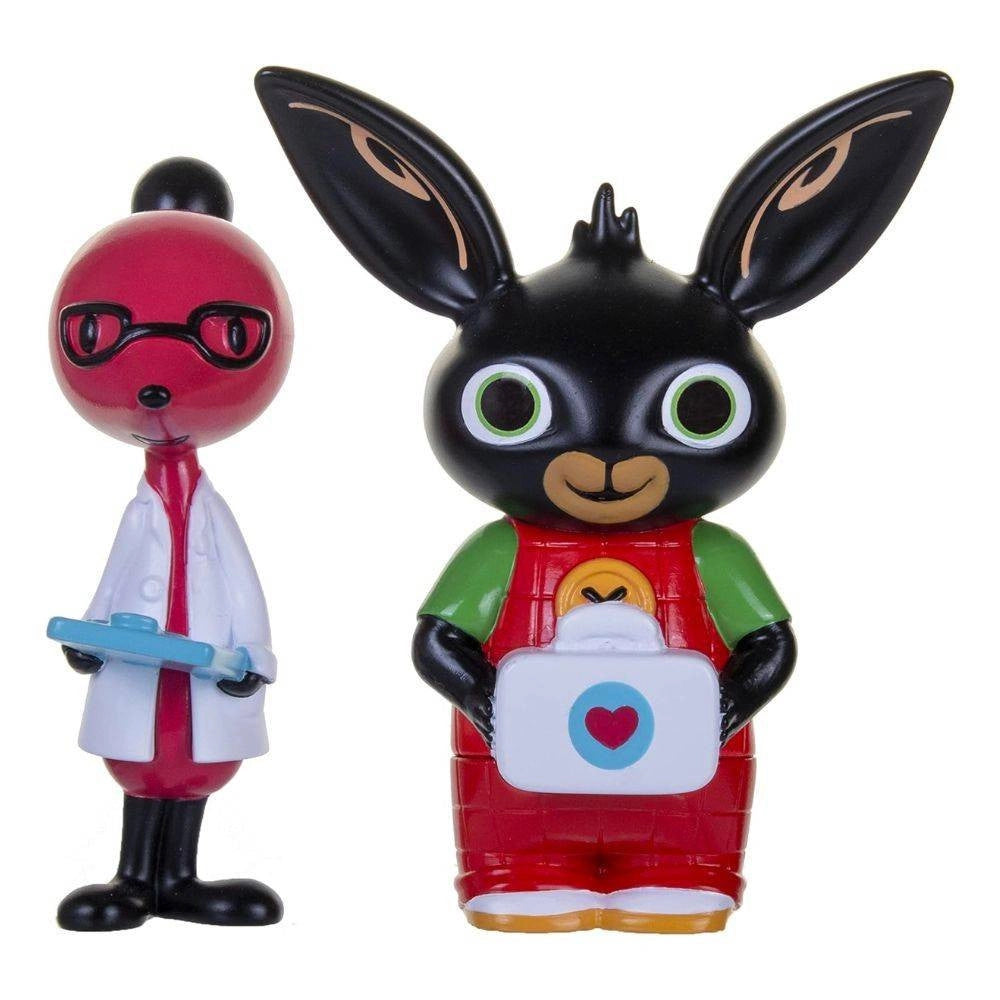 Trade Shop - Set 2 Personaggi Bing E Dottor Molly Tenero Coniglietto Nero Giochi Bambini 18+ -