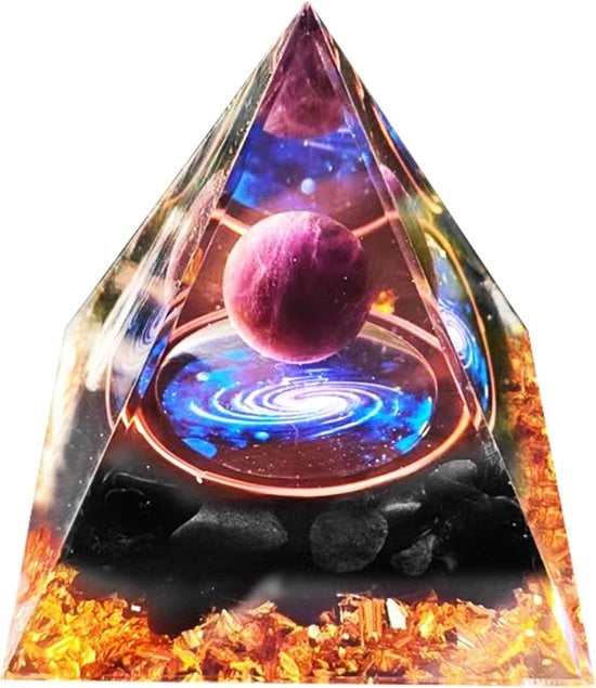 Piramide di Cristallo Orgonica per Energie Positive e Guarigione dei Chakra
