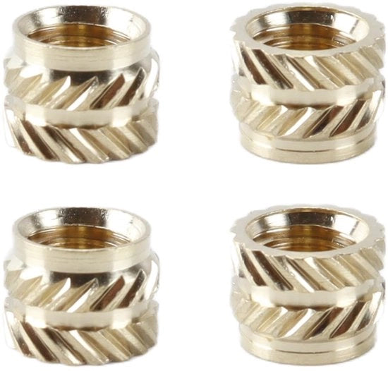 Set di viti a spillo 50 pezzi - viti a spillo a guscio - lamiera di ottone - diametro esterno 8mm - altezza 6mm - resistente alla corrosione - viti a spillo a testa a spillo