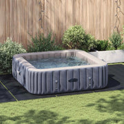 Telo per Fondo Piscina Regolabile Nero 550 x 280 x 0,1 cm 42009124