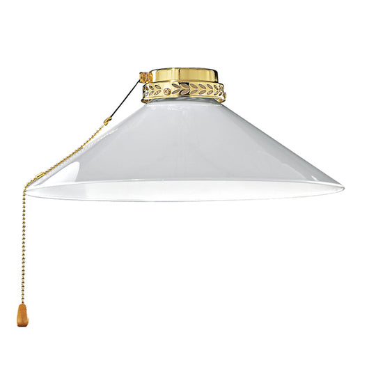 Kit Luce Vetro Bianco Grande Con Portalamapada Bianco