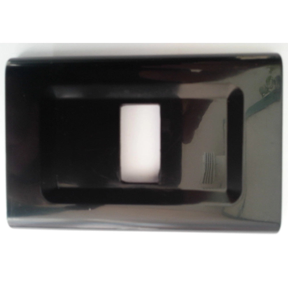 Trade Shop - Placchette Placche In Abs Serie Magic Elite Bticino Compatibili Color Copriprese - Nero -1 Foro     -