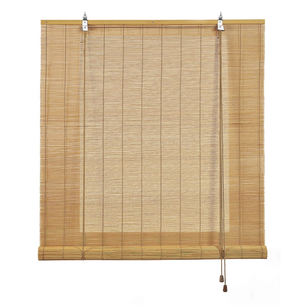 Tenda a rullo oscurante in bamboo naturale Marronechiaro 60x175 cm