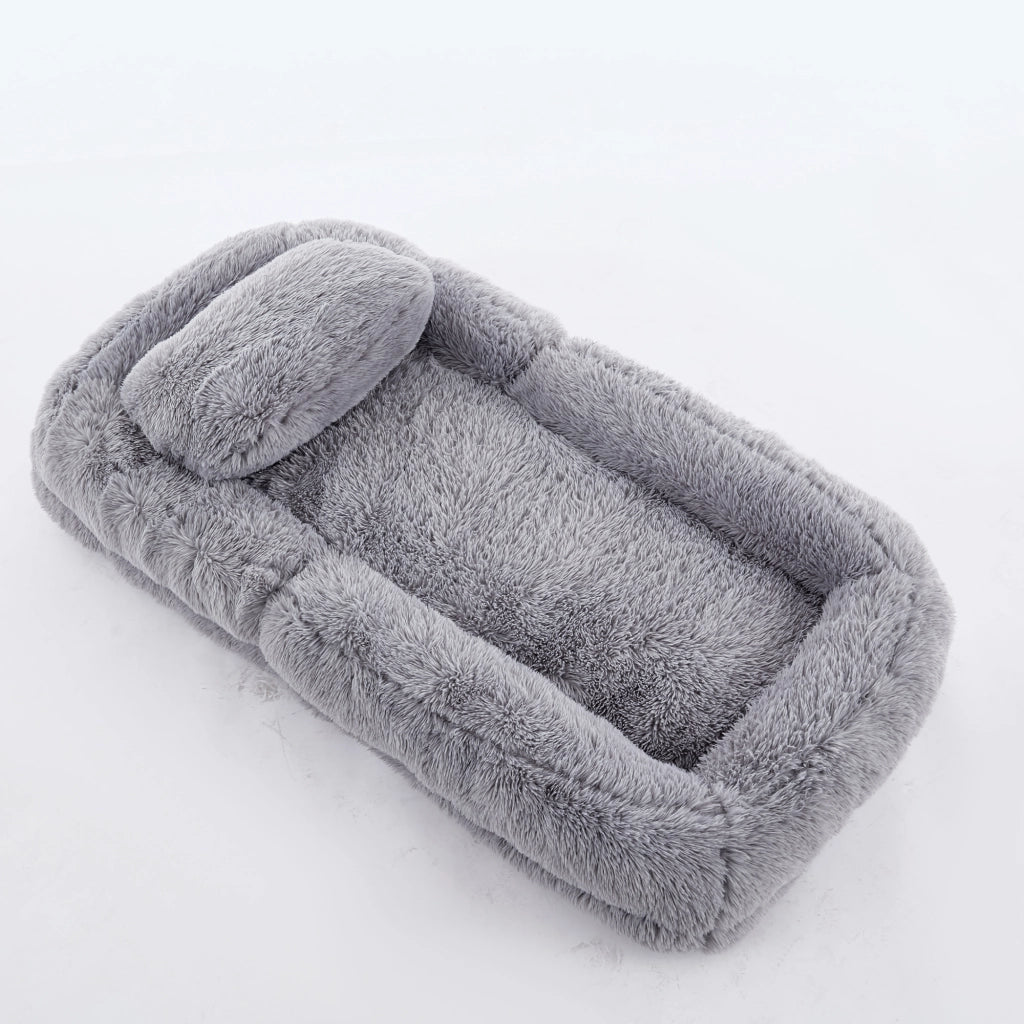 SOFA Letto da pavimento regolabile a 5 posizioni 102x89x88 cm Grigio Chiaro