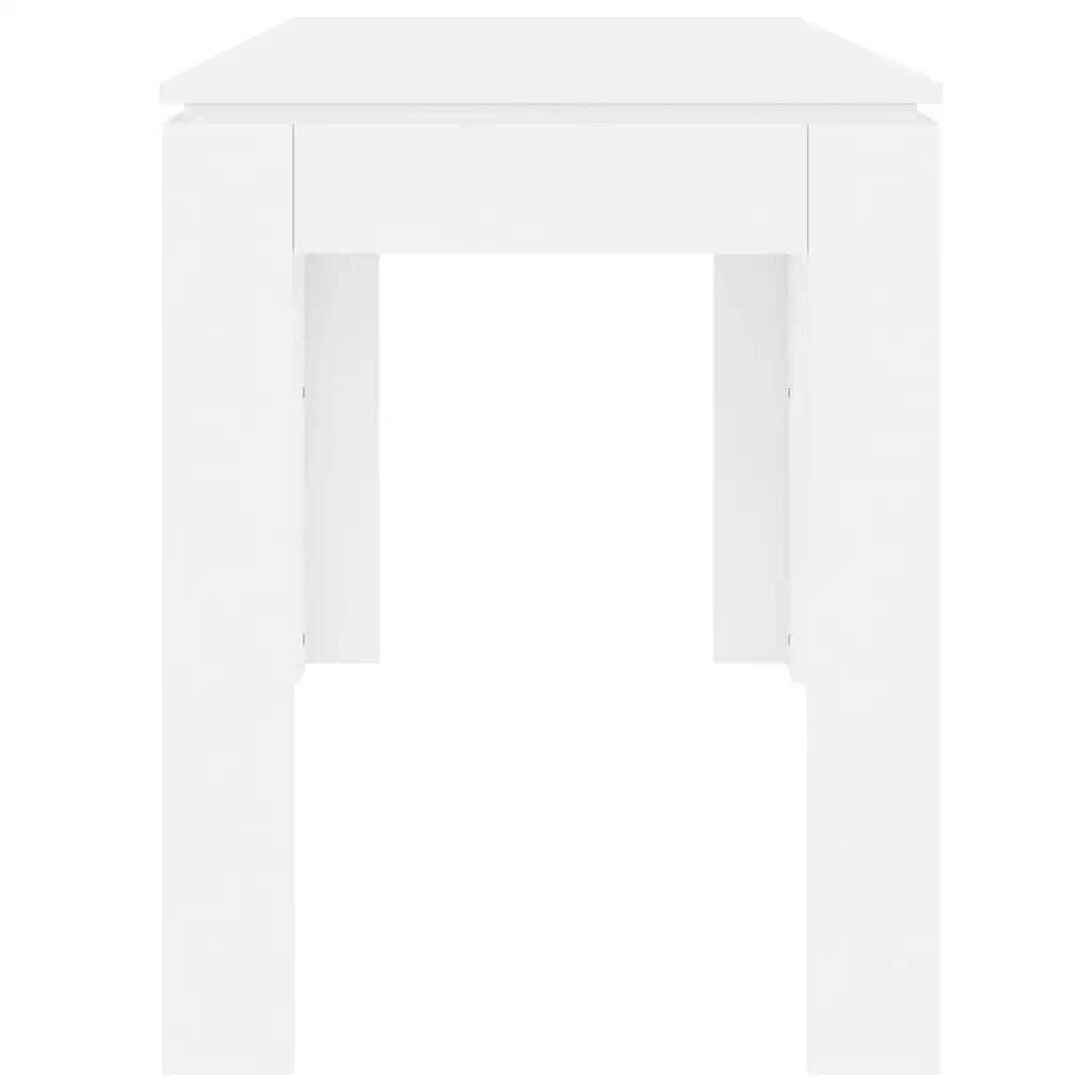 Tavolo da Pranzo Bianco 120x60x76 cm in Legno Multistrato cod mxl 13564