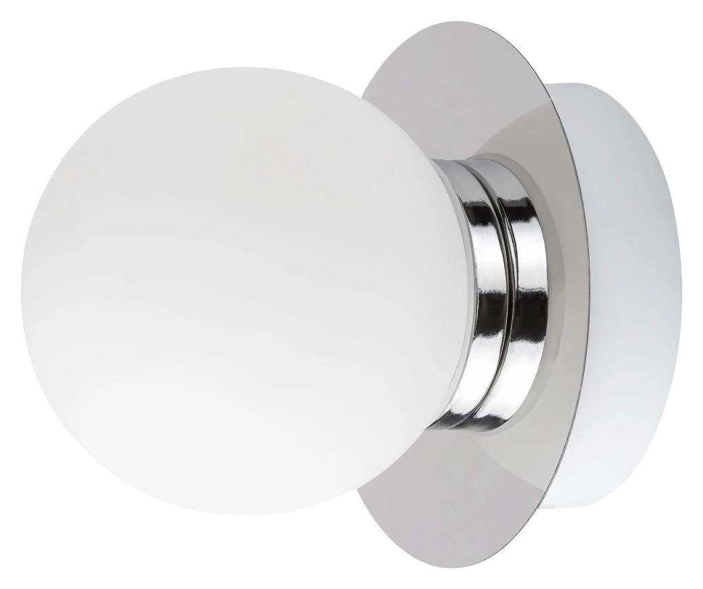 Applique bagno Becca G9 cromo/bianco IP44 28W Rabalux