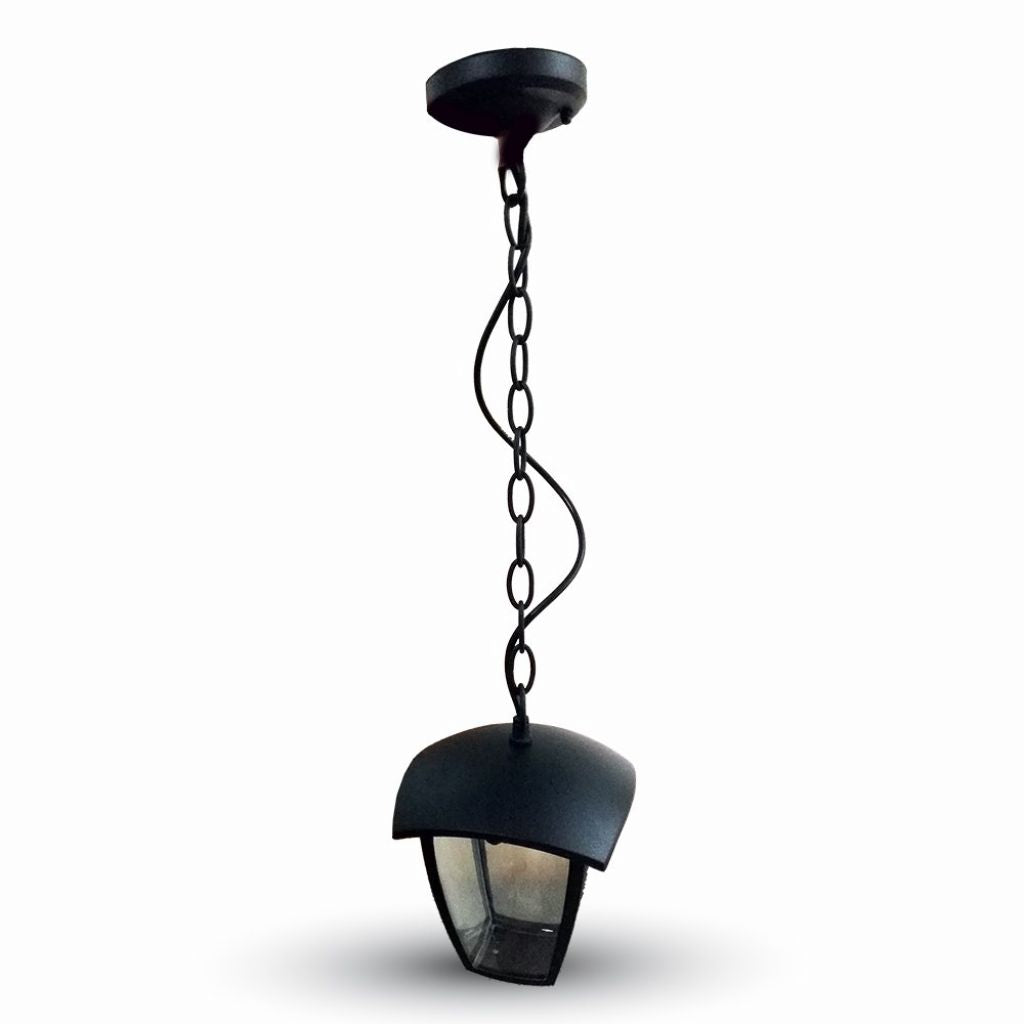 Lampada da giardino a soffitto ip44 nero