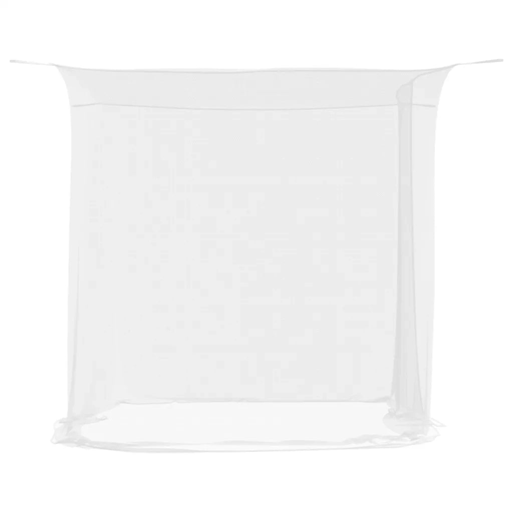 vidaXL Zanzariera Sospesa 156 Rete Bianca 220x100x150 cm