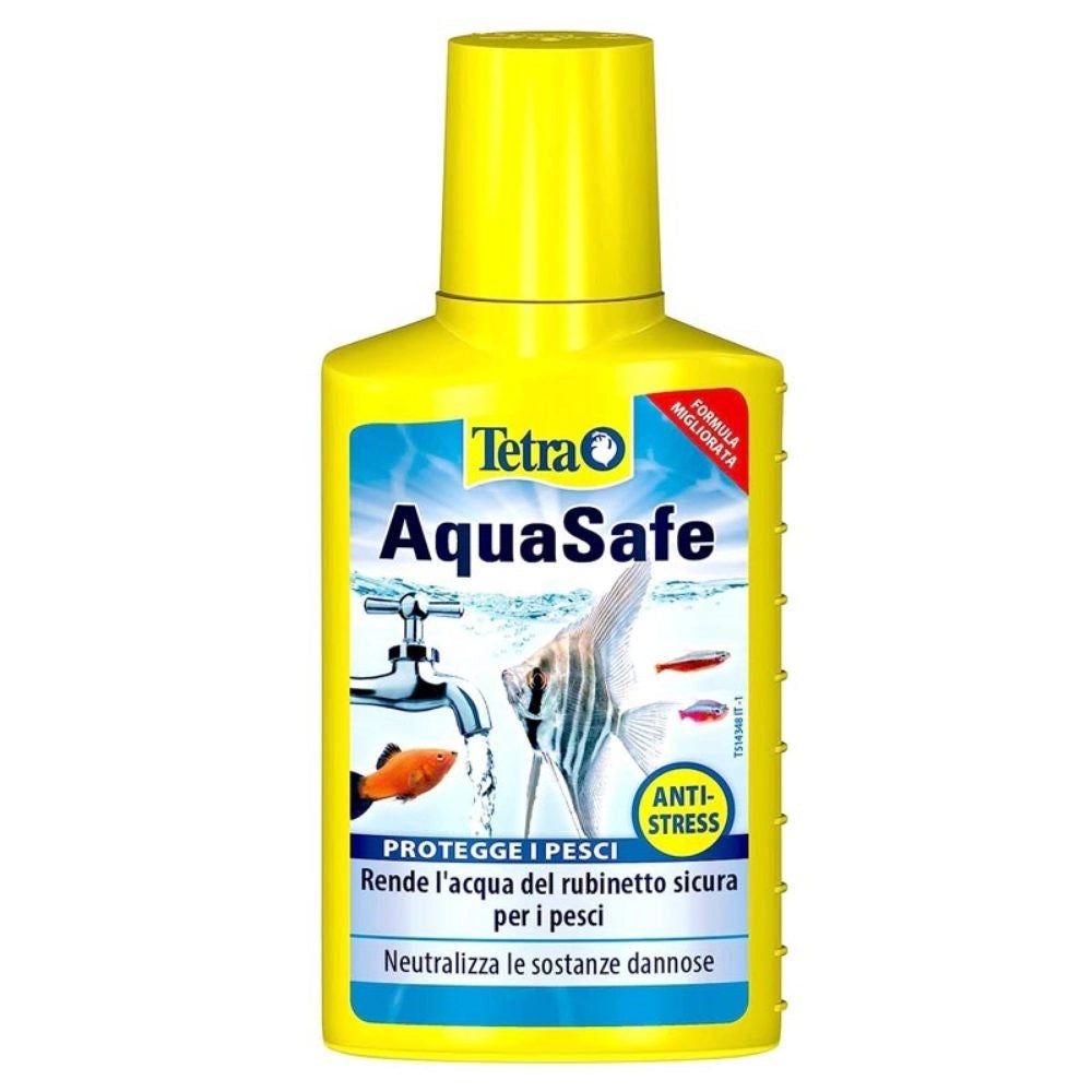 Tetra Aquasafe - Biocondizionatore per acqua dolce e marina Formato: 100 ml
