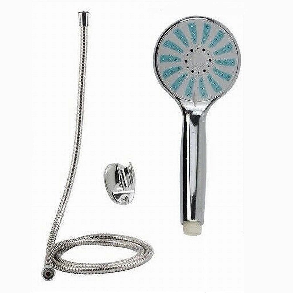 Trade Shop - Kit Doccetta Multigetto Doccino Soffione Doccia Bagno Laccio 1,8 Mt Staffa 69340 -