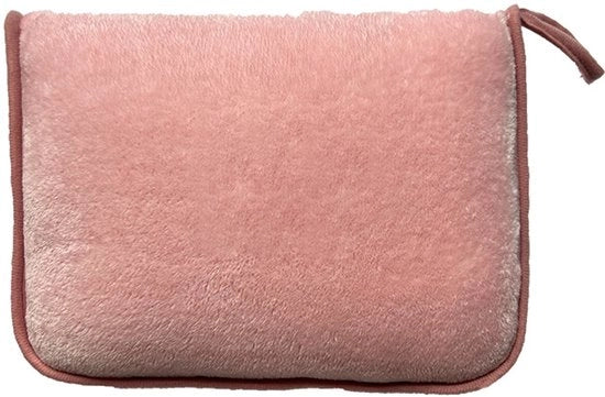 Decongelante deken per aereo, con sacchetto di stoccaggio, con cinghia per valigia e clip per zaino, decongelante deken compatto, 100*150cm, Rosa