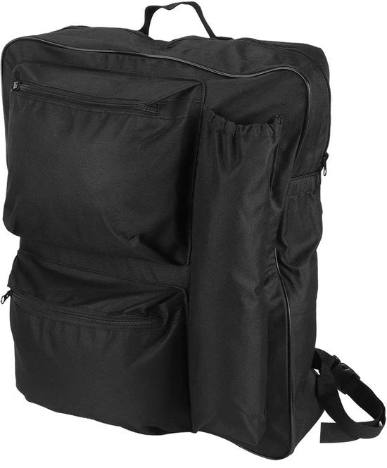Borsa per Sedie a Rotelle - Impermeabile - Borsa Portatile - Materiale Sostenibile - Fissaggio Regolabile - Adatto per Sedie a Rotelle Standard - Dimensioni 40x14x48 cm - Borsa per Sedie a Rotelle