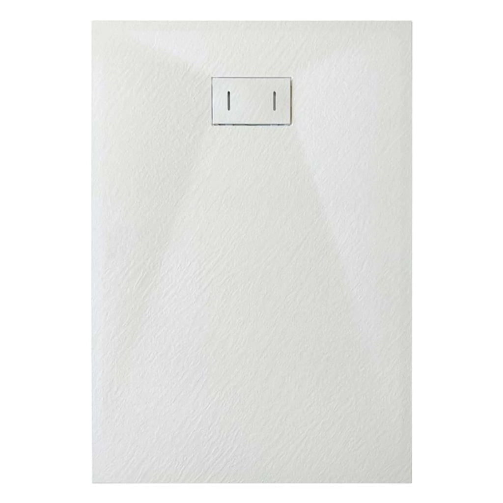 Piatto Doccia 80x100x2 6 cm Bianco Effetto Pietra mod. Strong