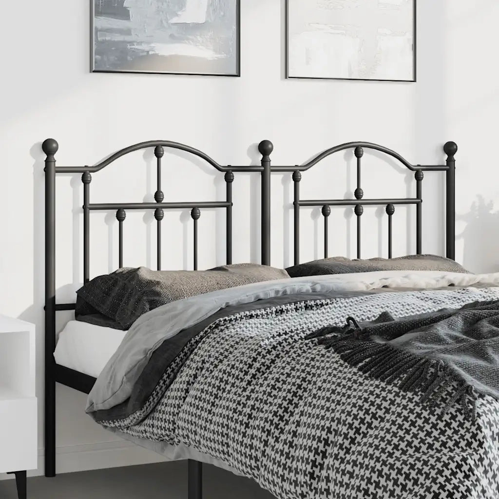 Testiera di Ricambio in Metallo Nero 135 cm 353471