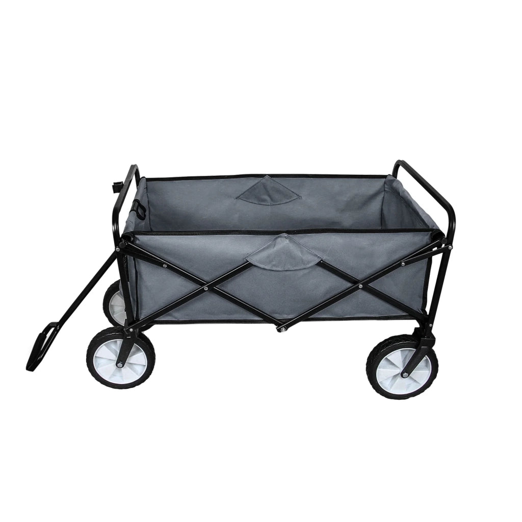 Carrello Pieghevole Fuoristrada 70kg Ruote 360° Acciaio Grigio