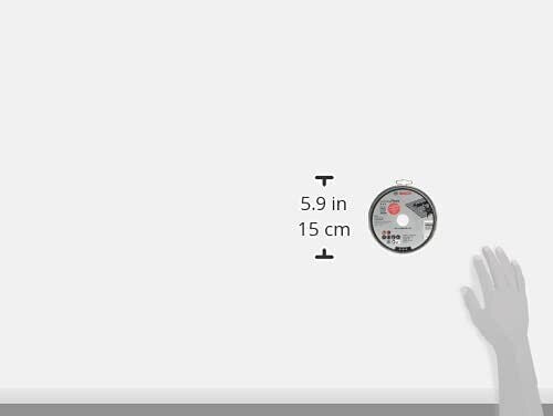 Bosch 2608603255 Standard for Inox Disco da Taglio Rapido 125mm 1mm 22.23mm 10 pezzi colore Nero