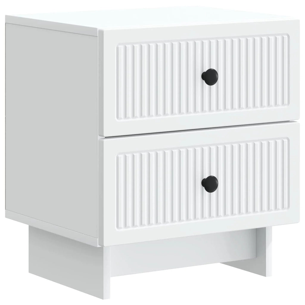Armadio da Notte con cassetto Bianco 43 x 34,5 x 47,5 cm 893835