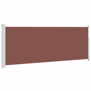 Tenda da Sole | Tenda laterale Retrattile per Patio 180x500 cm Marrone