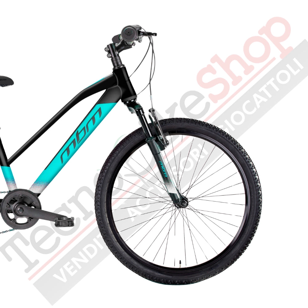 Bicicletta Bambina MTB MBM District 20" 7 Velocità-Verde