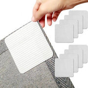Set di 8 adesivi per tappeti, antiscivolo, lavabili, adesivi per tappeti anti-rotolamento, adesivi per tappeti, tappeto antiscivolo.