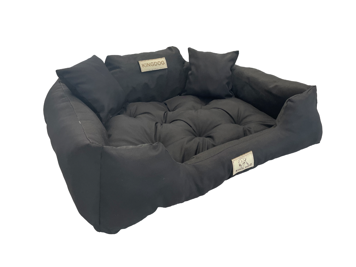 AIO FACTORY 145x115 cm KINGDOG Cuccia per cani impermeabile personalizzabile Nero