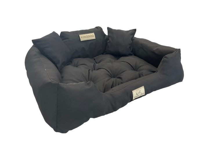 AIO FACTORY 145x115 cm KINGDOG Cuccia per cani impermeabile personalizzabile Nero