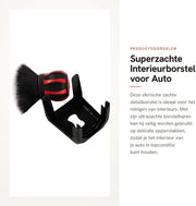 Borsetto interno super soffice - Autoborsetto - Flessibile - Disegno a palla - Sicuro per materiali interni - Adatto per aperture strette