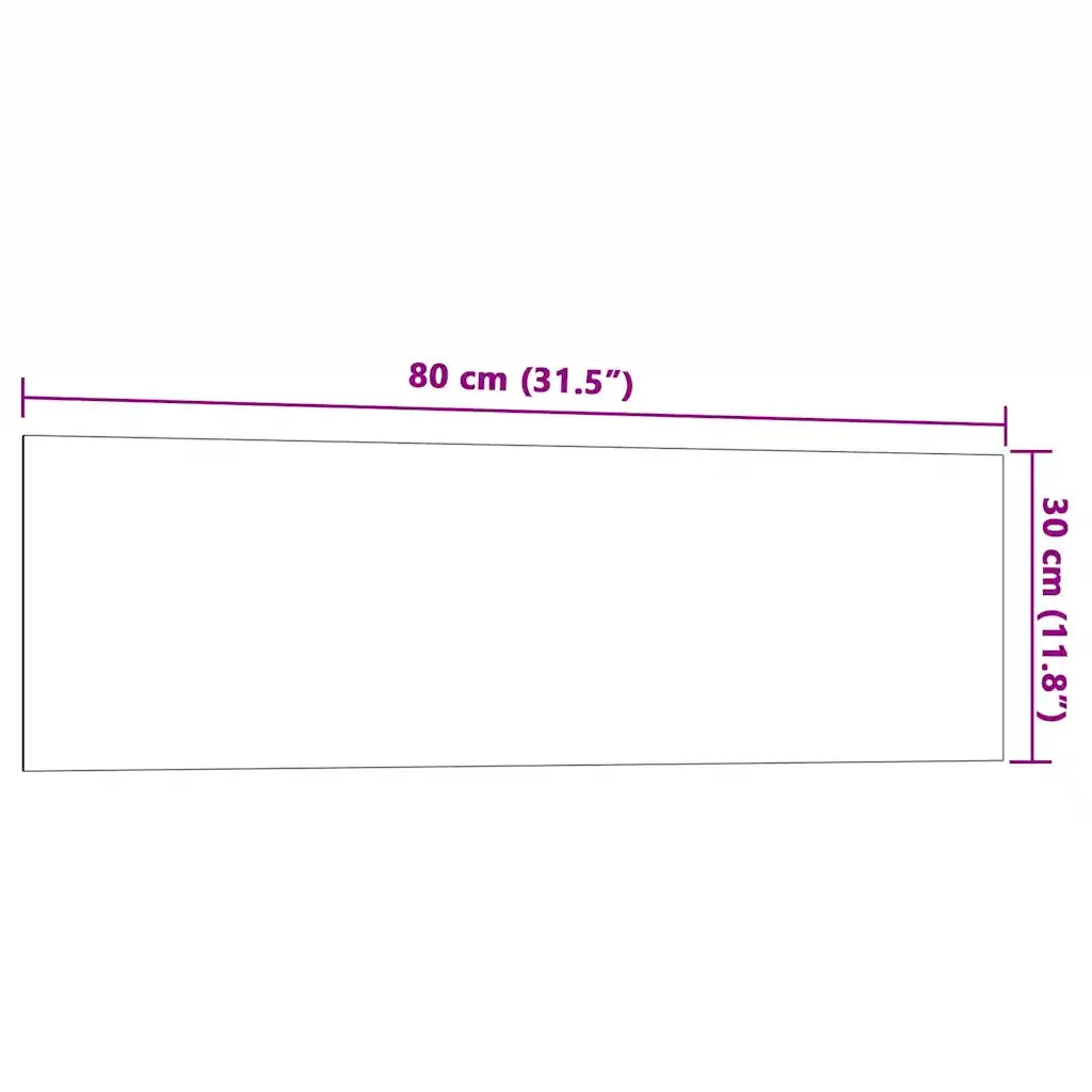 Lavagna Magnetica a Parete Bianca 80x30 cm Vetro Temperato 4008624