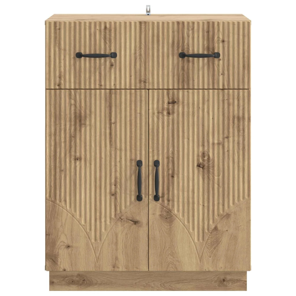 Credenza con cassetto Rovere Artigianale 66 x 34,5 x 87 cm
