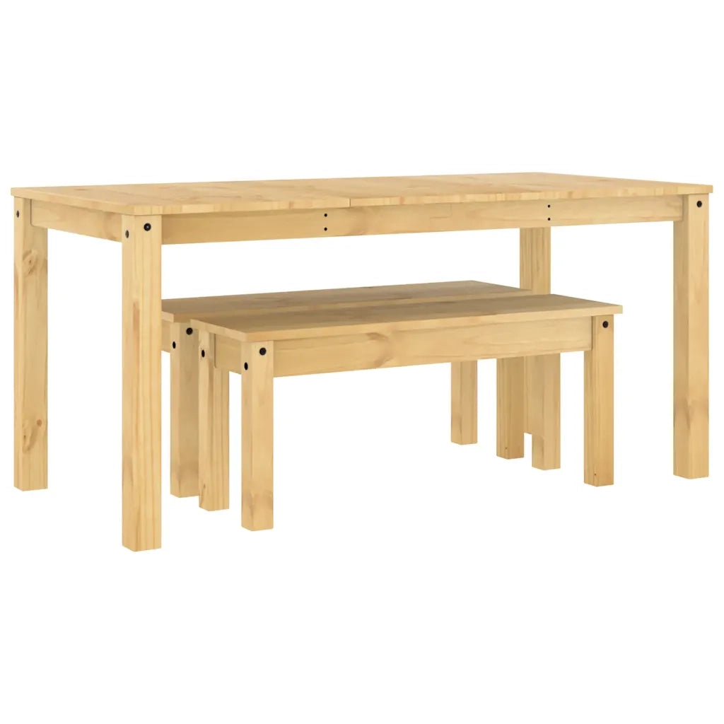 Set da Pranzo 3 pz PANAMA in Legno Massello di Pino 3345173