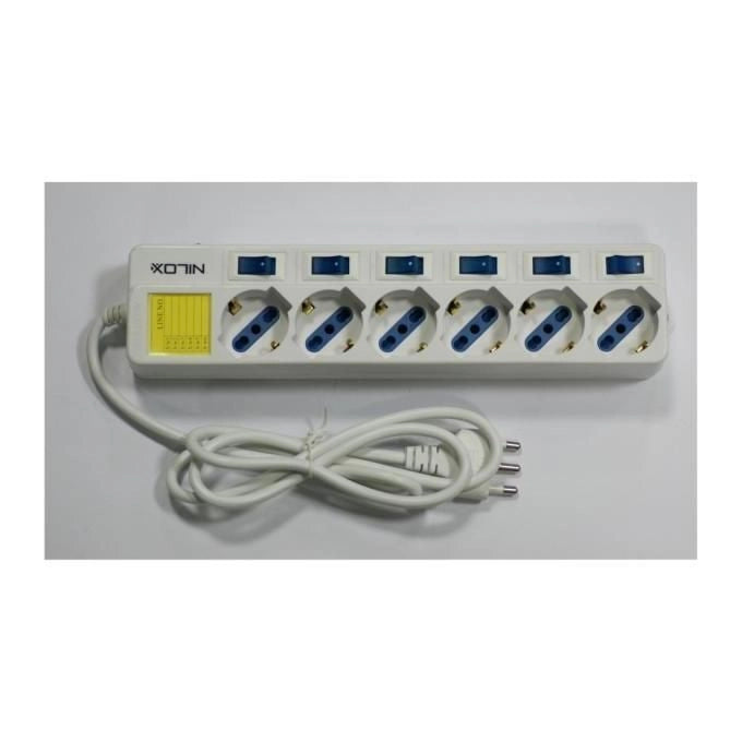 Nilox CEEW3930 prolunghe e multiple 1,5 m 6 presa(e) AC