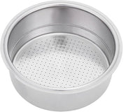 Filtro per caffè - Disegno a doppia lastra - Contenitore per filtro riciclabile - Acciaio inossidabile - Tessuto filtrante fine - Adatto per uso domestico e bar del caffè - Filtro per caffè a doppia lastra