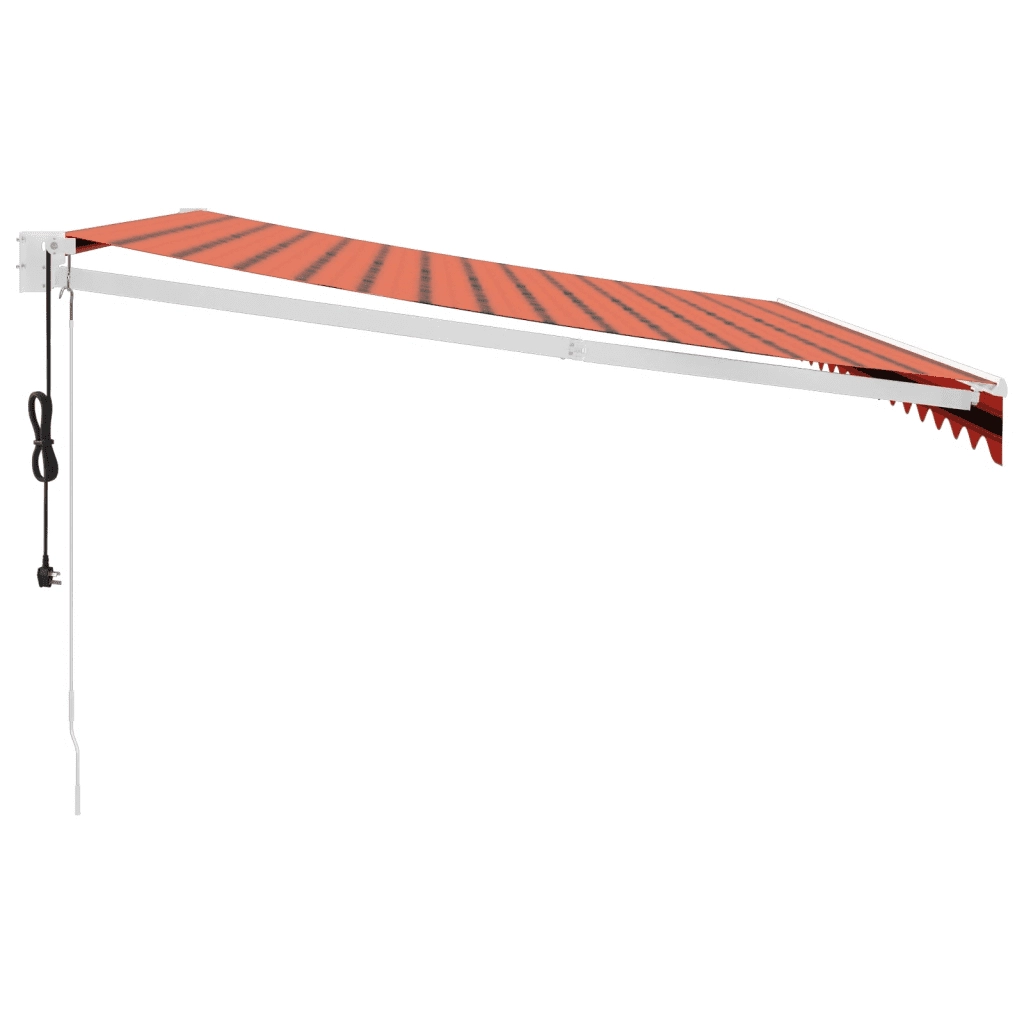 Tenda Sole Automatica Retrattile Arancione e Marrone 4,5x3 m 3154494
