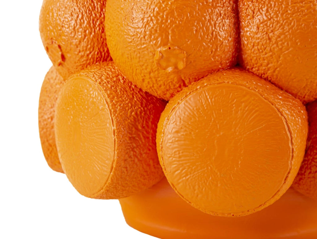 Vaso Orange Ø19x28 cm in Resina Arancione