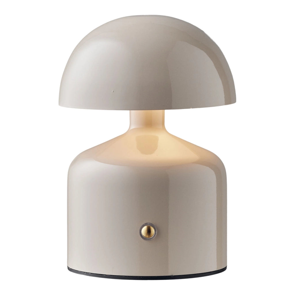 Lampada da Tavolo Aulla, Grigio, Metallo, 10x10x13,5 cm