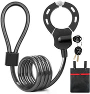 E-scooter slot 15 mm spesso - catena di sicurezza per bicicletta - protezione contro la furto 120 cm - slot di sicurezza robusto - 3 chiavi - tasca portacatena pratica - modello Fietsslot