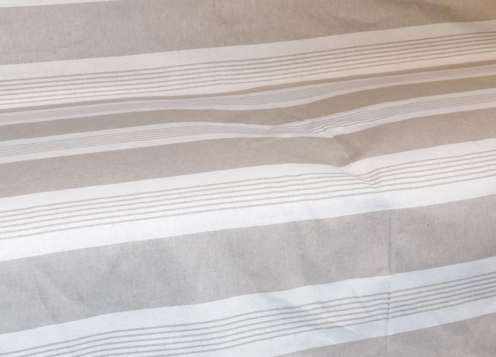 Telo Arredo Granfoulard Copritutto Cotone Made Italy Vari Disegni Arredatutto Copriletto Multiuso - 2 Piazze - Grancasa Beige