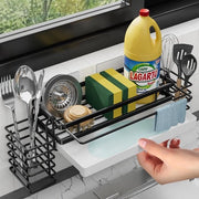 Organizzatore per Gootsteen con Lekbak e 2 Alloggiamenti - Autoadesivo e Appeso per Accessori da Cucina